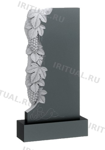 Памятник с виноградной лозой по левому краю (K158)