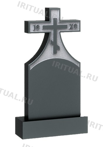 Памятник с крестом-навершием и буквами IC XC (K328)