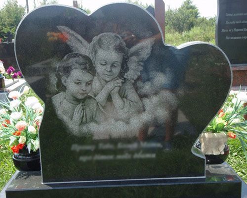 гравировка ангелов на памятниках