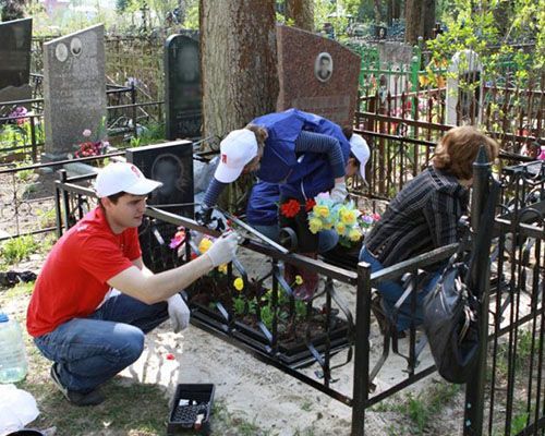 ремонт памятников на кладбище