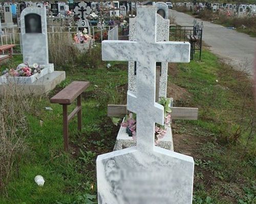 православный крест надгробие