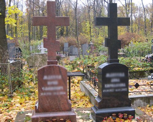 кресты православные могильные