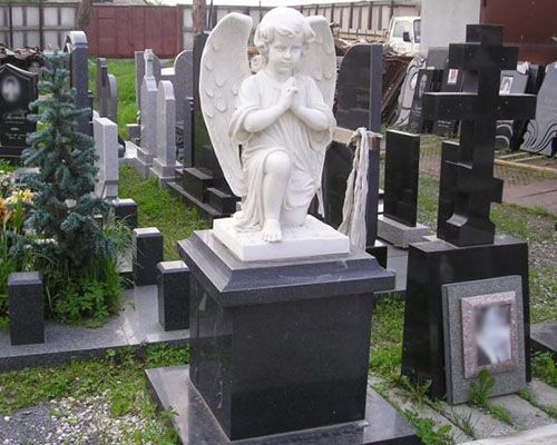 мраморный ангел на могилу